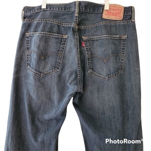 LEVI'S 501 Original Button Fly Denim Jeans Black SZ 40